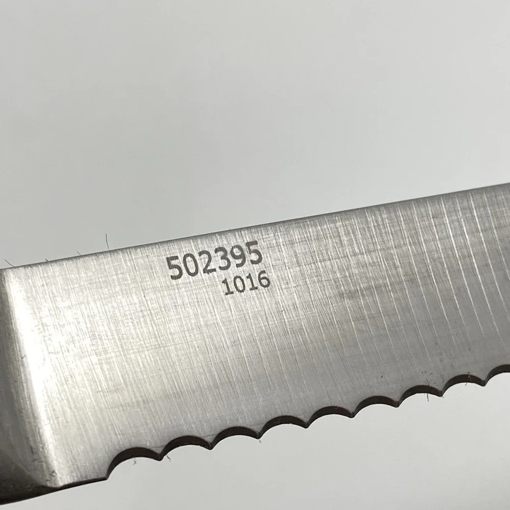 As Is Cuisinart 6 pcs Graphix Stainless Knives Chef Carving Santoku Paring Black